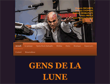 Tablet Screenshot of gensdelalune.fr